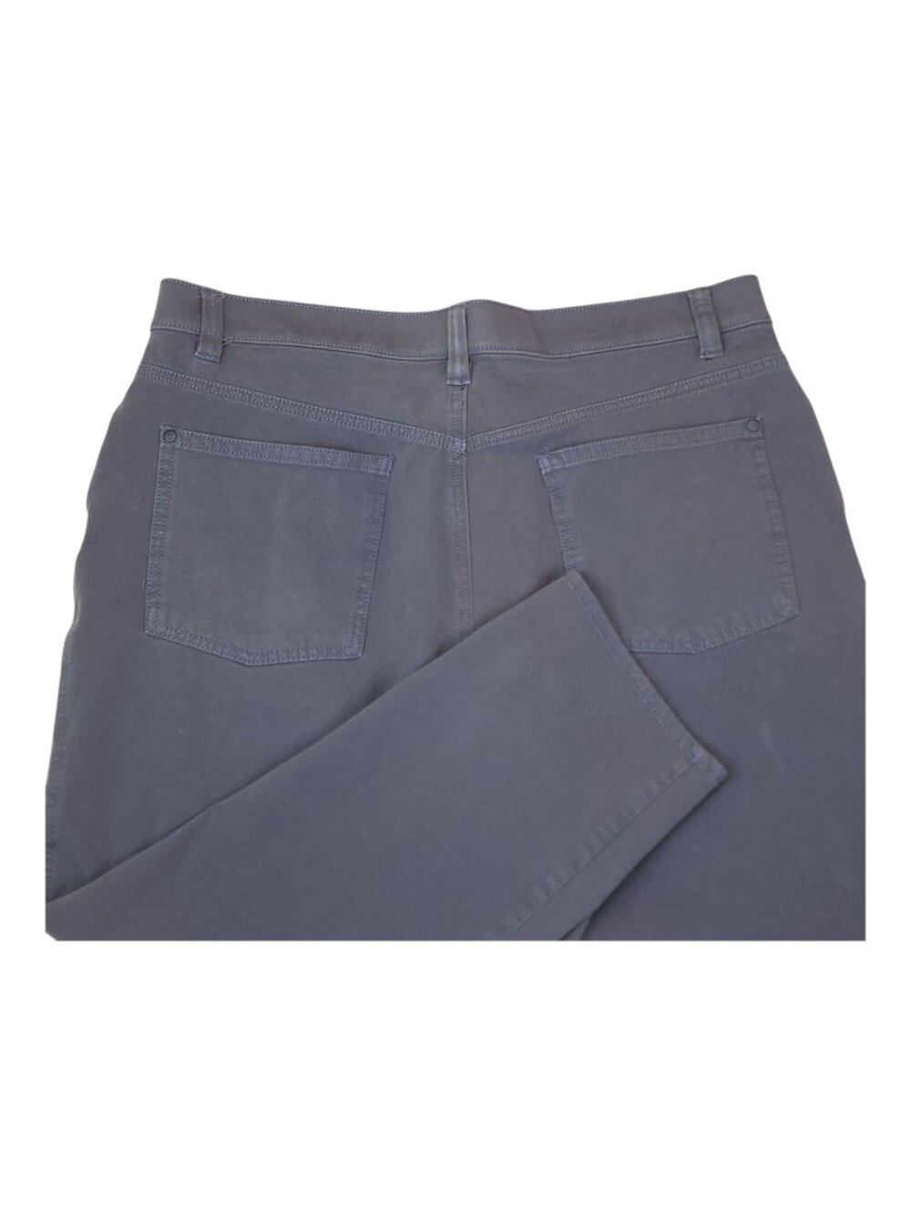 Haggar Active Series City Flex Slim-Straight Pants 36x29 Gray Cotton Blend